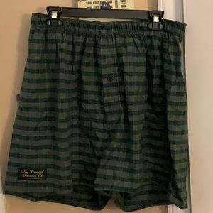 Flannel boxer shorts